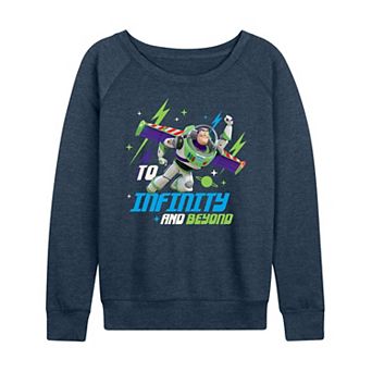 Women's Disney / Pixar's Toy Story To Infinity And Beyond French Terry Long Sleeve Tee