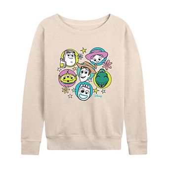 Women's Disney / Pixar's Toy Story Group French Terry Long Sleeve Tee