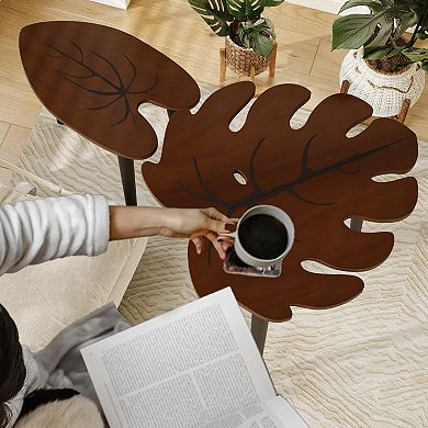 Monstera Leaf Nesting Tables - Modern Design for Living Spaces