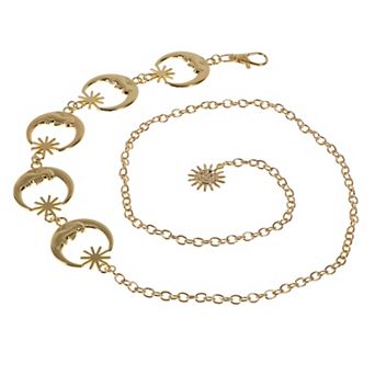 Moon Pendant Adjustable Waist Belt 1 pc