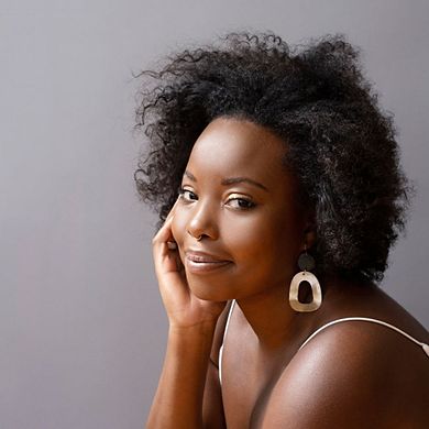 Open Oblong Drop Earrings