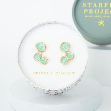 Hope Echo Earrings in Mint