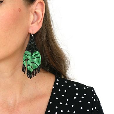 Monstera Earrings