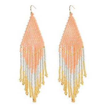 Rosé Embera Earrings
