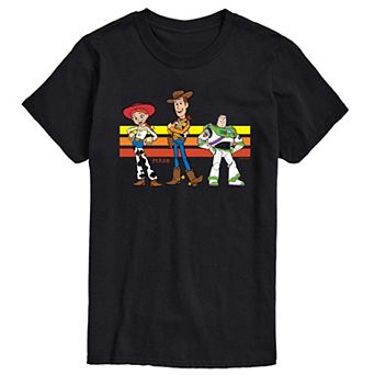 Big & Tall Disney / Pixar's Toy Story Jessie, Woody, & Buzz Lightyear Graphic Tee
