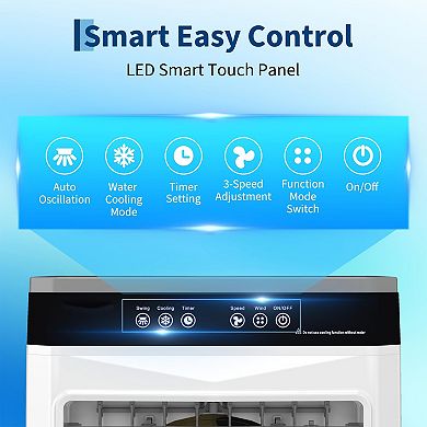 IDEALHOUSE Portable Evaporative Air Cooler