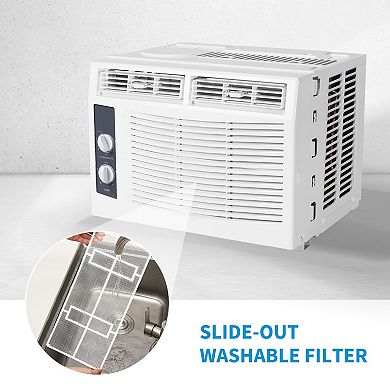 IDEALHOUSE 5000 BTU Mechanical ABS Window Air Conditioner
