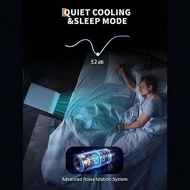 IDEALHOUSE 14000 BTU Mobile Air Conditioner with Cooling, Fan, Dehumidifier