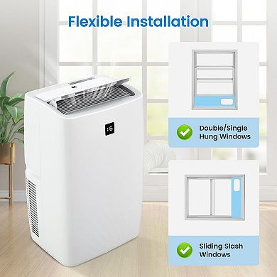 IDEALHOUSE 12000BTU 3-in-1 Quiet ABS Portable Air Conditioner