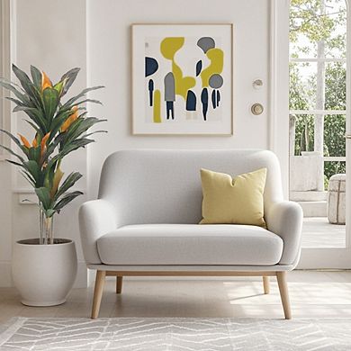 Dracaena Artificial Plants with Planter Realistic Fake Dracaena Faux Decor