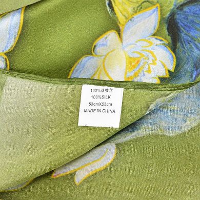 Women's Silk Handkerchiefs, Lightweight Digitally Printed Handkerchiefs