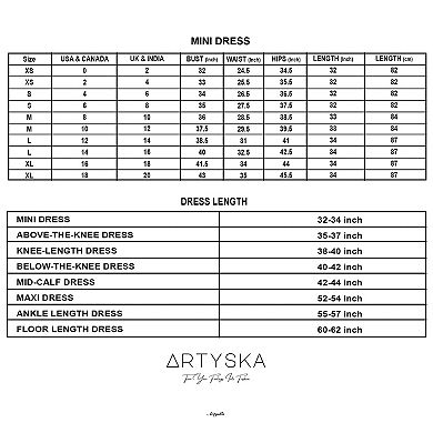 Artyska Women’s Floral Tie-Strap Smocked Back Tiered Mini Dress