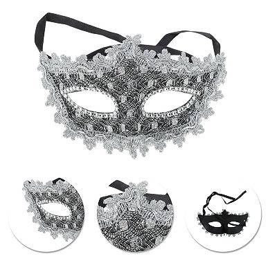 Pointed Head Dragon-Design Half Face Party Mask 1 Pc