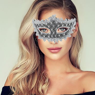 Pointed Head Dragon-Design Half Face Party Mask 1 Pc