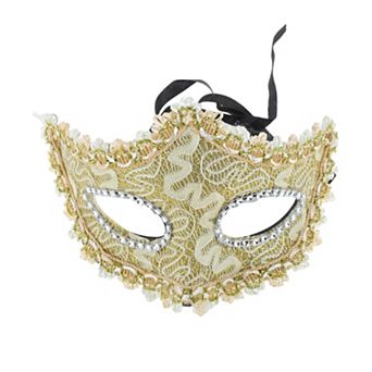 Pointed Head Dragon-Design Half Face Party Mask 1 pc