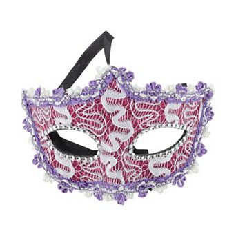 Pointed Head Dragon-Design Half Face Party Mask 1 pc