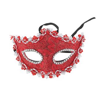 Pointed Head Dragon-Design Half Face Party Mask 1 pc