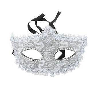 Pointed Head Dragon-Design Half Face Party Mask 1 pc