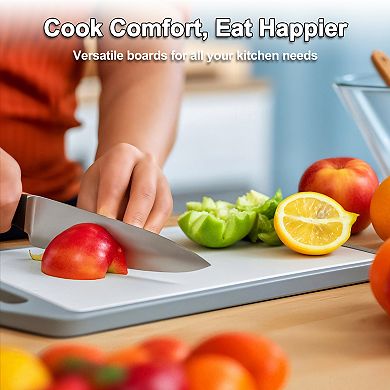 Double-Sided Stainless Steel Cutting Board Hygienic Kitchen Board