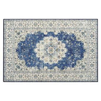 Chenille B Washed Foldable Printed Carpet Persian Yason