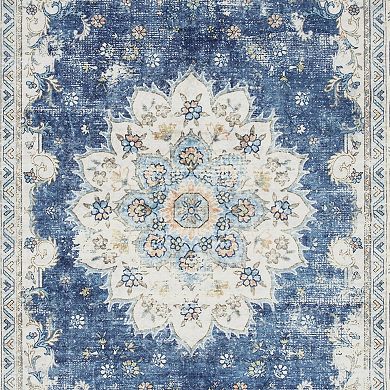 Chenille B Washed Foldable Printed Carpet Persian Yason