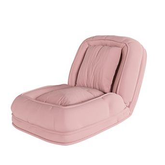 GOODSILO Foldable Ergonomic Upholstered Sofa Bed with Adjustable Positions and Pillows
