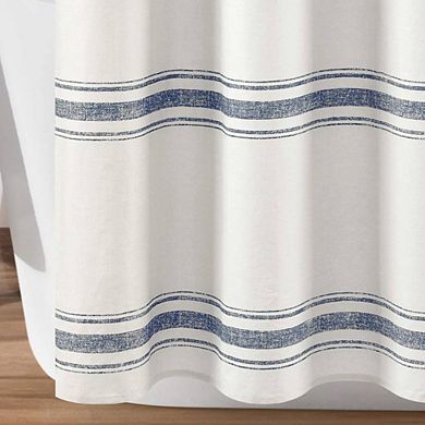 Farmhouse Stripe Shower Curtain