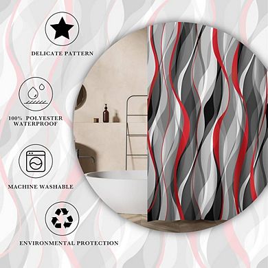 Modern Abstract Waterproof Shower Curtain
