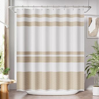 Stripe Washable Shower Curtain