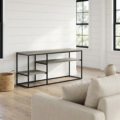 FurniFact Modern TV Stand for 50 Inch TVs with Composite Wood