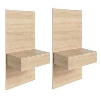 Starlight Canyon Home Floating Nightstand Extension Panel Set of 2