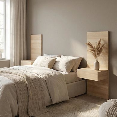 Starlight Canyon Home Floating Nightstand Extension Panel Set of 2