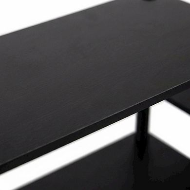 FurniFact TV stand, composite wood, PVC tubes, modern style