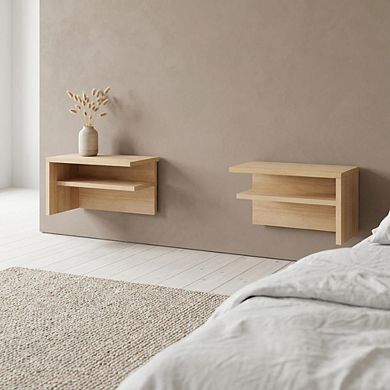 Starlight Canyon Home Nightstands, Set of 2 with Modern Design