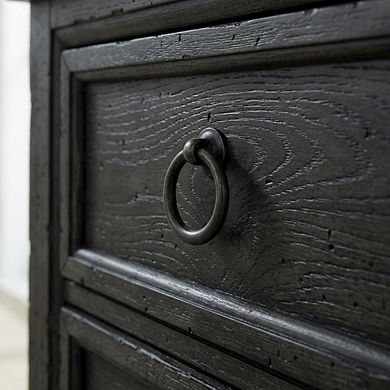 Nightstand with Charging Station and Traditional Style for Bedroom Storage