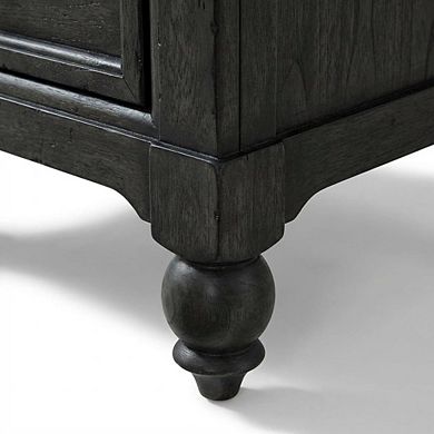 Nightstand with Charging Station and Traditional Style for Bedroom Storage