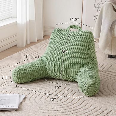 Reading Pillow with Shredded Memory Foam: Comfortable, Adjustable, and Stylish for Relaxation on Bed