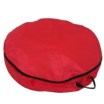Dyno Wreath Storage Bag in Red