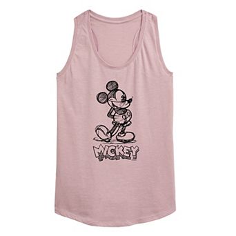 Women's Disney's Mickey Mouse Sketch Racerback Tank Top