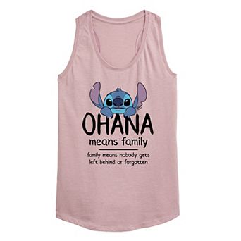Women's Disney's Lilo & Stitch Ohana Racerback Tank Top