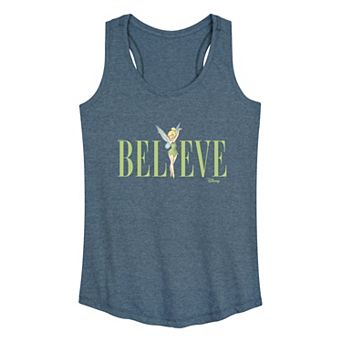 Women's Disney's Tinker Bell Believe Racerback Tank Top