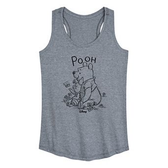 Women's Disney's Winnie The Pooh Piglet & Pooh Racerback Tank Top