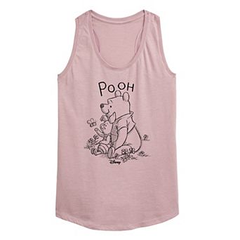 Women's Disney's Winnie The Pooh Piglet & Pooh Racerback Tank Top