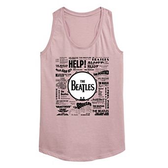 Women's The Beatles Singles Racerback Tank Top