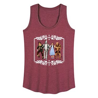 Women's The Wizard Of Oz Group Racerback Tank Top