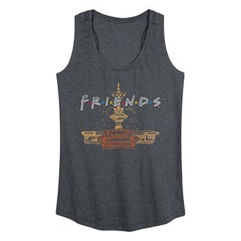 Women's Friends Couch Fountain Set Racerback Tank Top