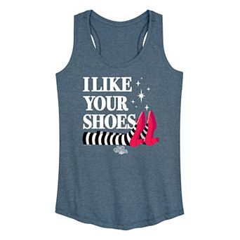 Women's The Wizard Of Oz I Like Your Shoes Racerback Tank Top