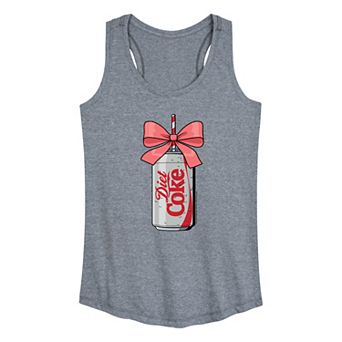 Women's Diet Coke Can Bow Racerback Tank Top