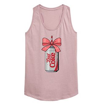 Women's Diet Coke Can Bow Racerback Tank Top