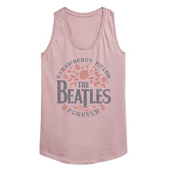 Women's The Beatles Strawberry Fields Forever Racerback Tank Top
